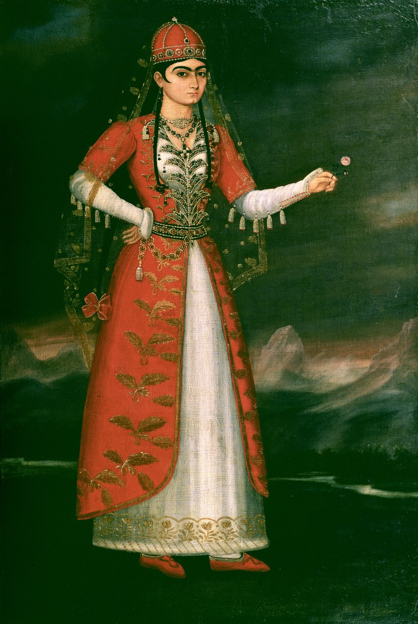 1829年イランのニーノエリスタヴィの肖像